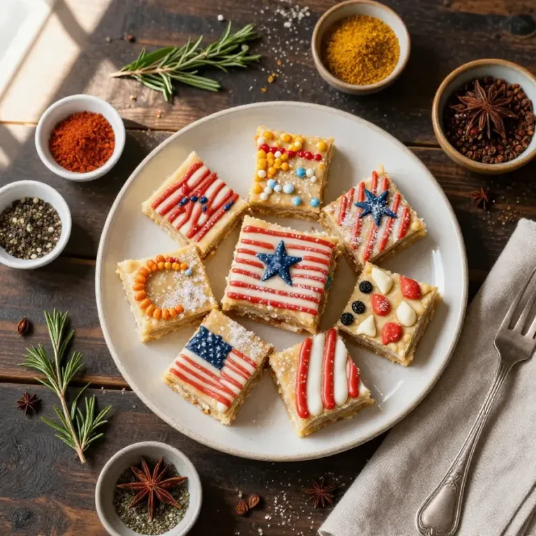 Patriotic Sugar Cookie Bars
