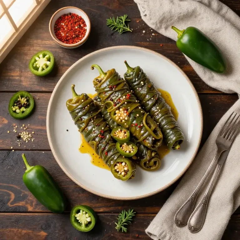 A platter of Jalapeño Mummies wrapped in crescent dough, ready to be served.