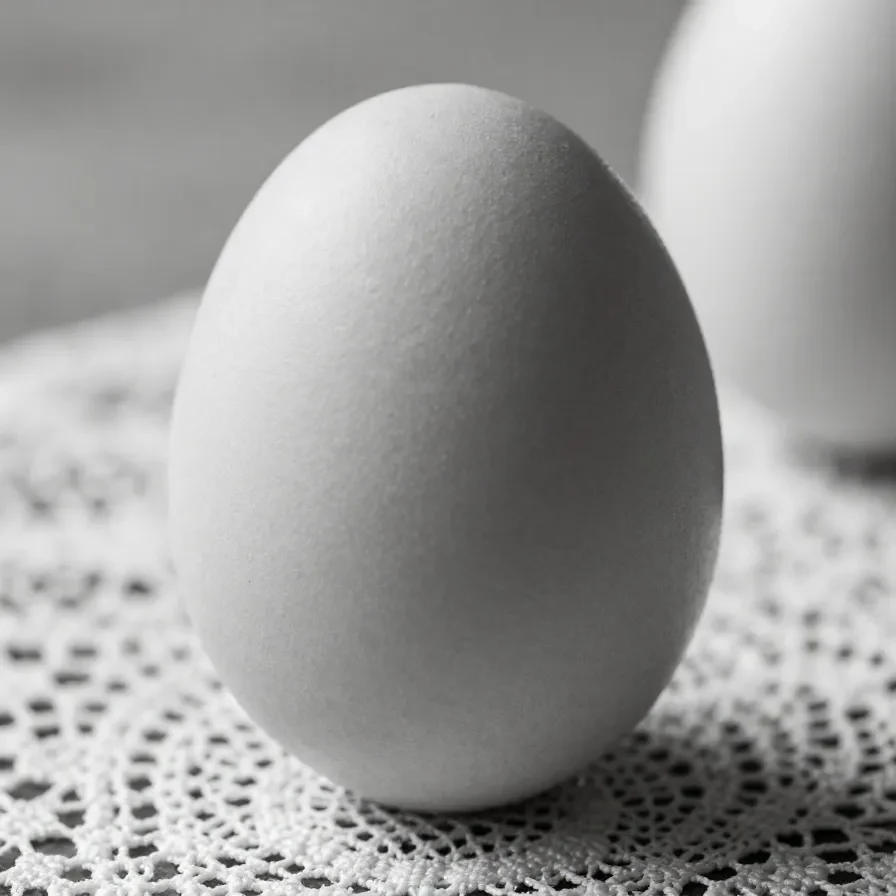 A collection of eggs with various creepy faces drawn on them, showcasing different expressions.