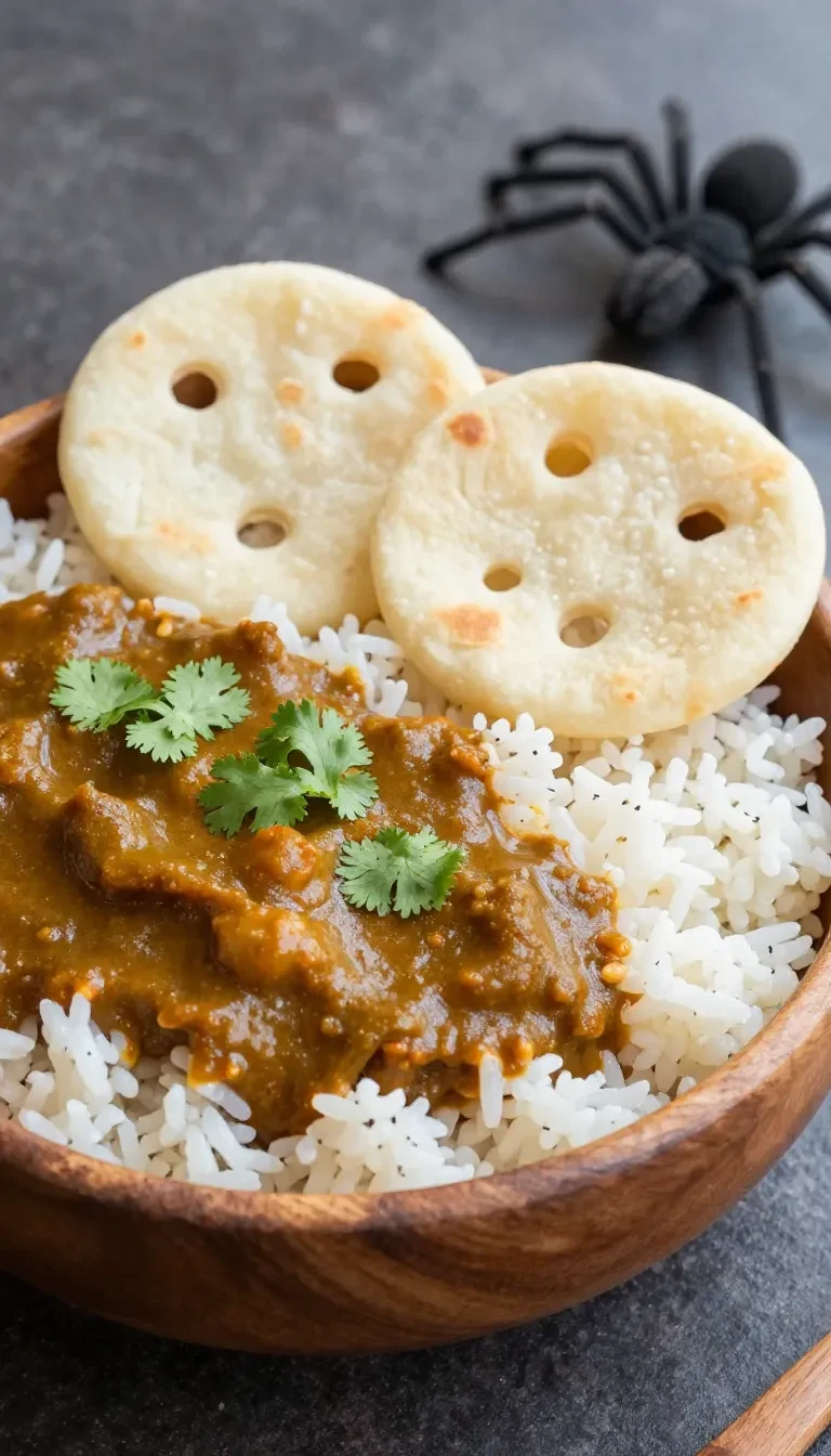 A plate of freshly baked naan bites with a golden-brown crust and a sprinkle of herbs.