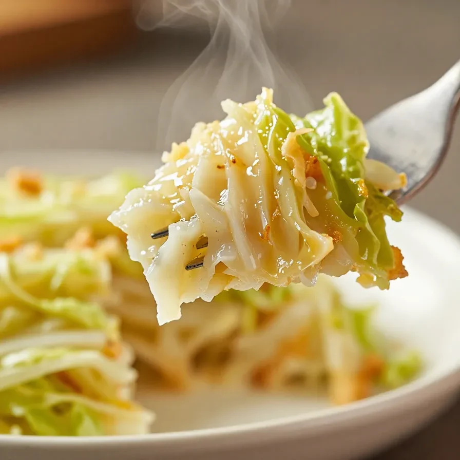 A bowl of Frito Cowboy Cabbage, featuring crispy Fritos atop sautéed cabbage.