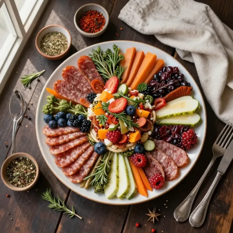 Hocus Pocus Charcuterie Board A Halloween-themed charcuterie board inspired by Hocus Pocus, featuring spooky snacks and treats.